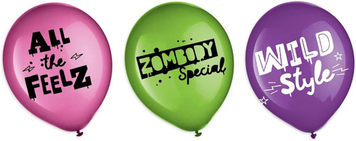 Zombies 3 Movie Disney Kids Birthday Party Decoration Latex Balloons