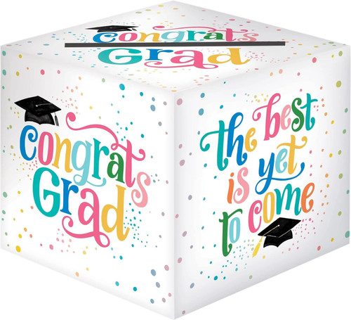 Follow Your Dreams High School Graduation Party Decoration Paper Cardholder Box