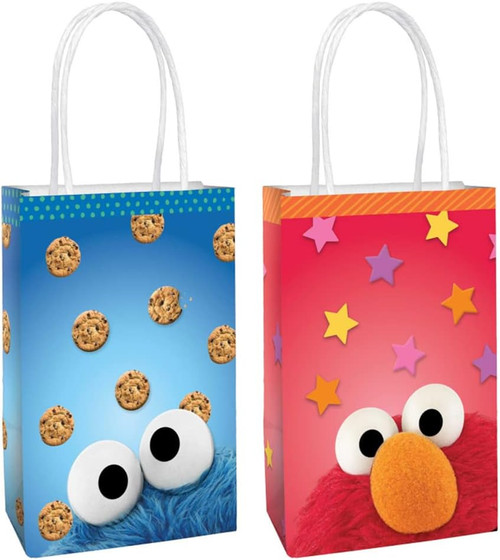 Everyday Sesame Street Kids Birthday Party Favor Paper Kraft Bags