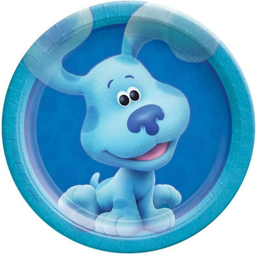 Blue's Clues Nick Jr Cartoon Dog Kids Birthday Party 7" Paper Dessert Plates