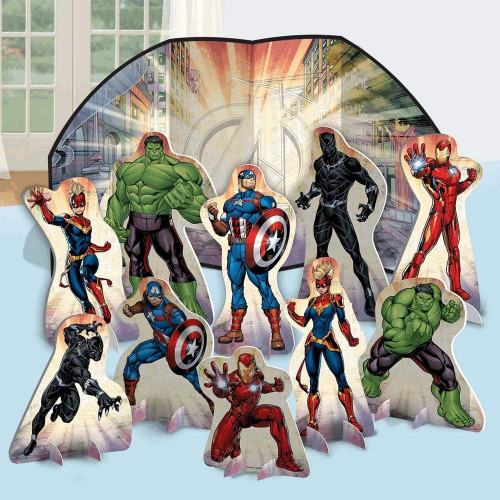 Avengers Powers Unite Marvel Superhero Kids Birthday Party Table Decorating Kit