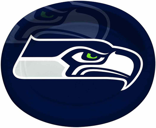 Seattle Seahawks NFL Football Sports Party 12" x 10" Oval Plates