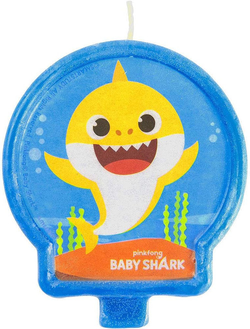 Baby Shark Dance Pinkfong Cartoon Kids Birthday Party Decoration Cake Candle