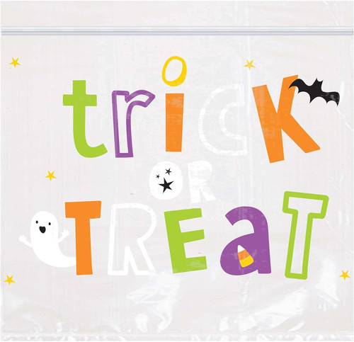 Hallo-Ween Friends Ghost Bat Candy Halloween Party Favor Resealable Cello Bags