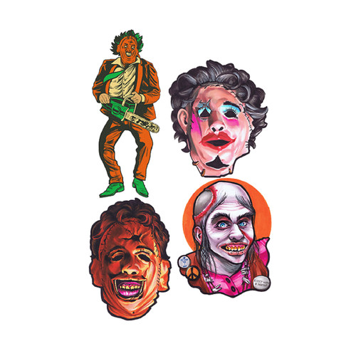 Texas Chainsaw Massacre Halloween Party Wall Decoration Series 1 Paper Cutouts