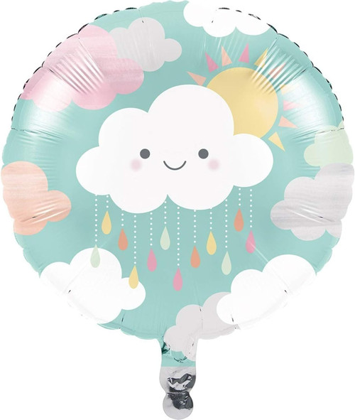 Sunshine Baby Shower Cloud Cute Baby Shower Party Decoration 18" Mylar Balloon