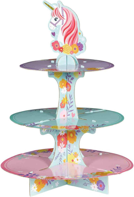 Magical Unicorn Fantasy Animal Kids Birthday Party Decoration Cake Treat Stand