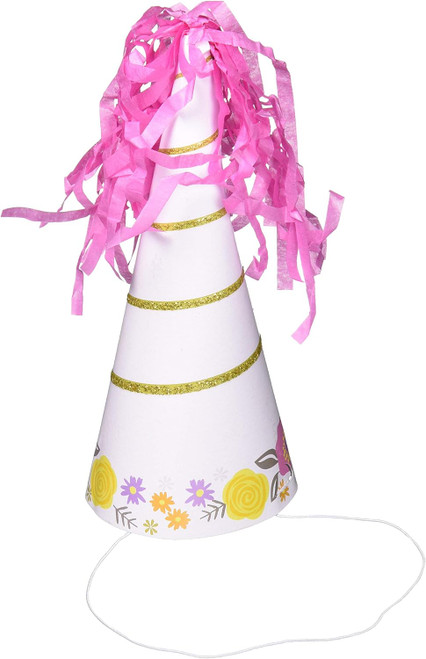 Magical Unicorn Fantasy Animal Kids Birthday Party Favor Horn Paper Cone Hats
