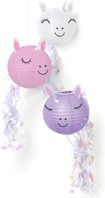 Enchanted Unicorn Fantasy Animal Kids Birthday Party Decoration Paper Lanterns