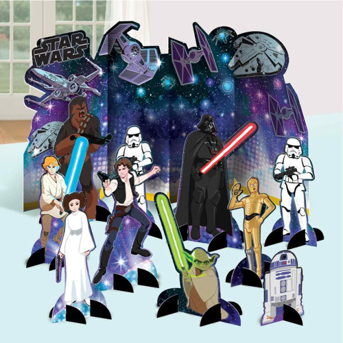 Star Wars Galaxy of Adventures Disney Kids Birthday Party Table Decorating Kit
