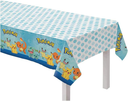 Pokemon Nintendo Video Game Kids Birthday Party Decoration Plastic Tablecover