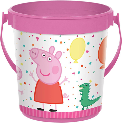 Peppa Pig Confetti Nick Jr Cartoon Show Kids Birthday Party Favor Small Bucket