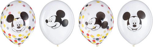 Mickey Mouse Forever Disney Birthday Party Decoration Latex Balloons w/Confetti