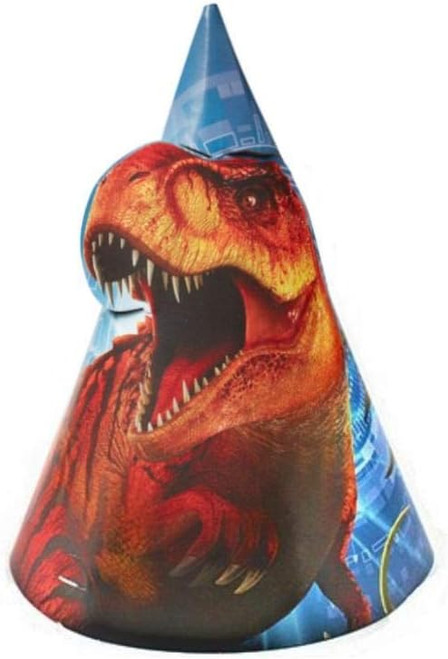 Jurassic World Park Dinosaur Movie Kids Birthday Party Favor Paper Cone Hats