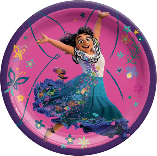 Encanto Disney Movie Madrigal Birthday Party 7" Paper Dessert Plates MIRABEL