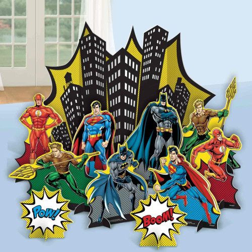 Justice League Heroes Unite DC Superhero Birthday Party Table Decorating Kit