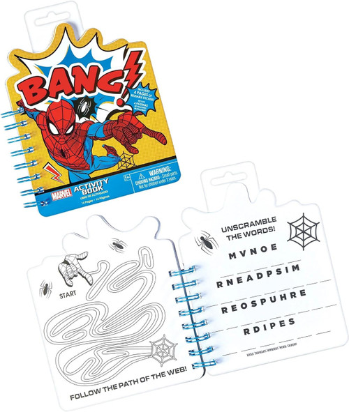 Spider-Man Marvel Superhero Kids Birthday Party Favor Sticker Activity Book