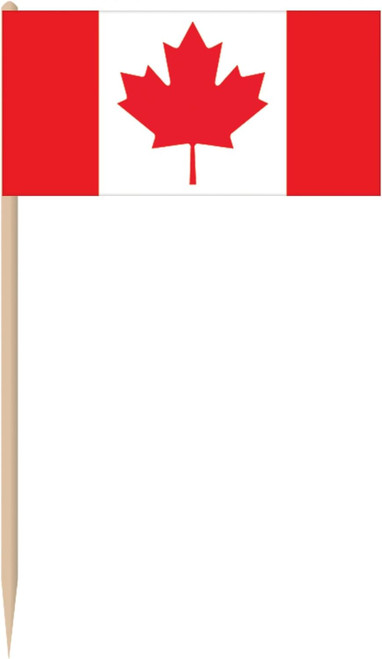 Canadian Pride Canada Day Flag Patriotic Theme Party Decoration Food Picks