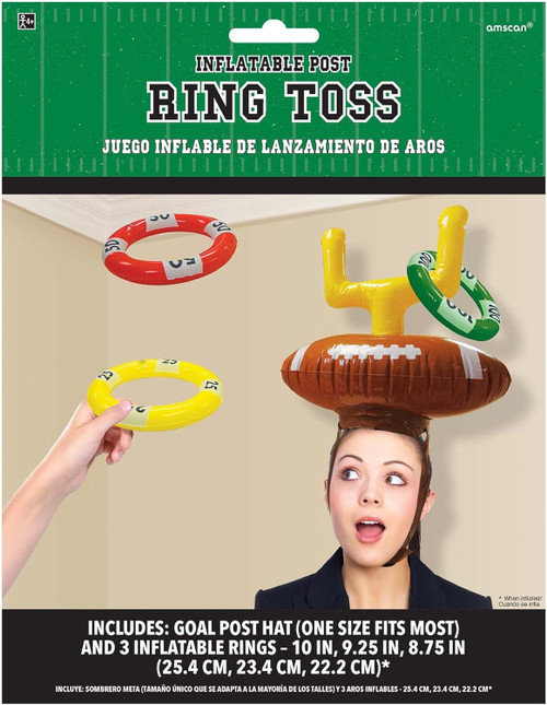 Football Super Bowl Pro Sports Banquet Party Favor Activity Ring Toss Game