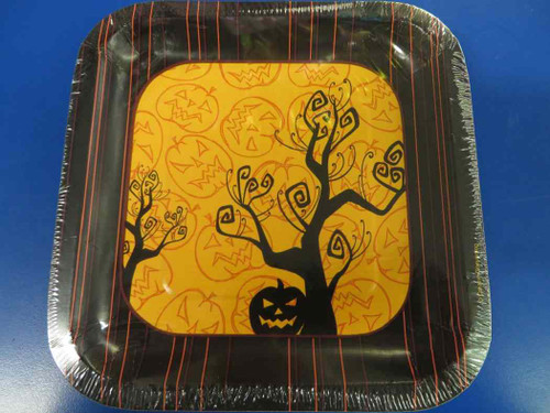 Witches Crossing Halloween Party 7" Dessert Plat
