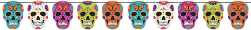 Dia de los Muertos Day Dead Halloween Party Decoration Ribbon Banner