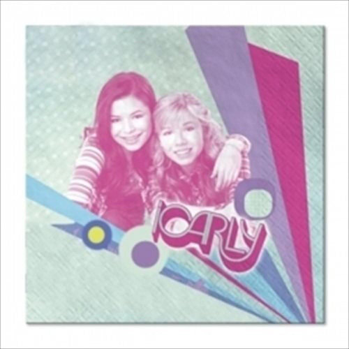 iCarly Carly Shay Nickelodeon TV Kids Birthday Party Paper Beverage Napkins