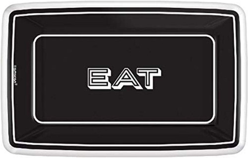 Eat & Enjoy Food Banquet Cocktail Party 9" x 5.75" Paper Dinner Plates