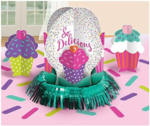 Bakeware Cupcakes Sweet Treats Food Kids Birthday Party Table Decorating Kit