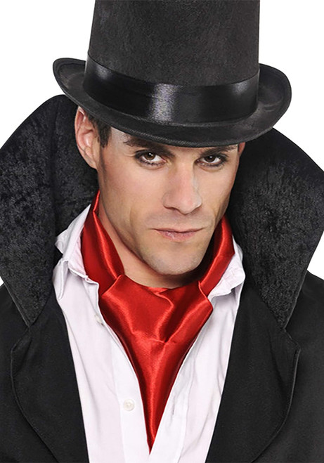 Dark Side Vampire Scarf Red Fancy Dress Up Halloween Adult Costume Accessory