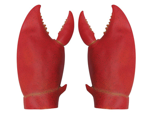 Lobster Gloves Claws Animal Fancy Dress Up Halloween Adult Costume Accessory