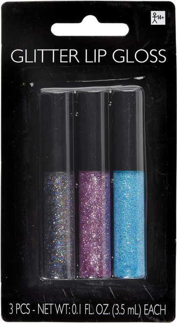 Glitter Lip Gloss Makeup Suit Yourself Fancy Dress Halloween Costume Accessory