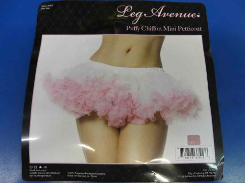 Puffy Chiffon Mini Petticoat Halloween Sexy Adult Costume Accessory 6 COLORS