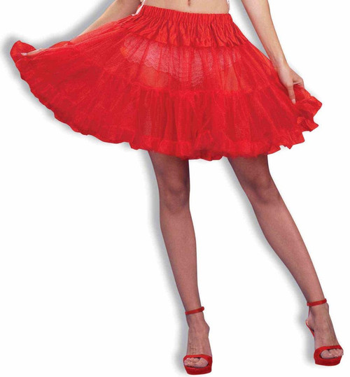 Short Crinoline Slip Skirt 16" Fancy Dress Halloween Costume Accessory 3 COLORS