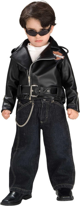 Lil' Wild One Harley-Davidson Biker Fancy Dress Up Halloween Baby Child Costume