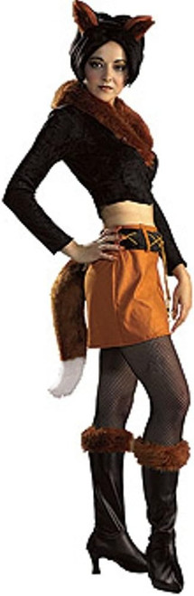 Foxy Lady Girl Red Fox Wild Animal Cute Fancy Dress Up Halloween Teen Costume