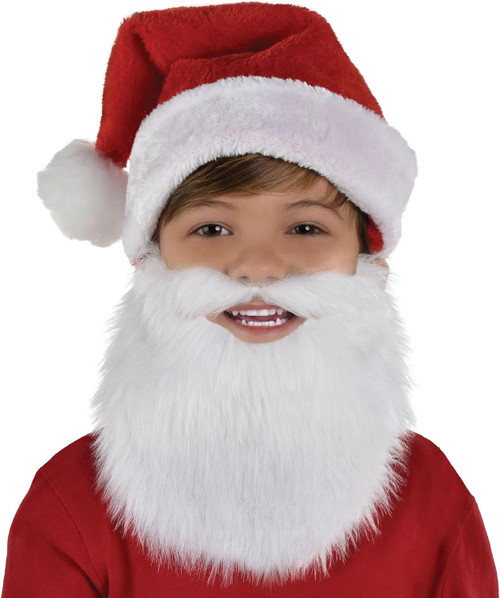 Santa Claus Beard Christmas Fancy Dress Up Halloween Child Costume Accessory