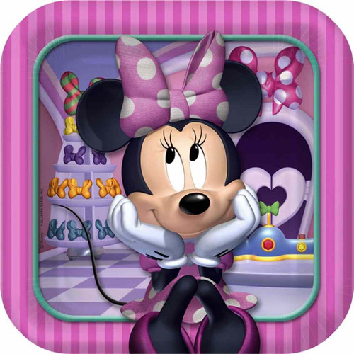 Minnie Mouse Dream Birthday Party 7" Square Dessert Plates