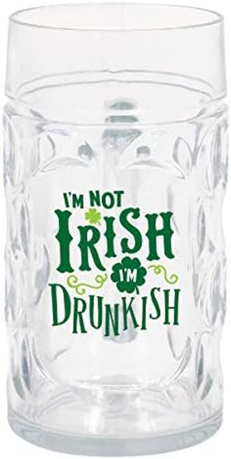 St. Patrick's Day Irish Green Holiday Theme Party Favor Cup 32 oz. Giant Tankard