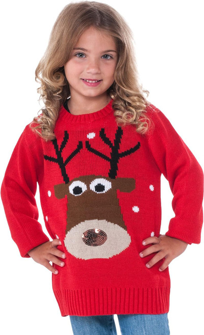 Reindeer Sweater ClausPlay Christmas Holiday Fancy Dress Halloween Child Costume