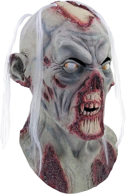 Rotting Death Latex Mask Zombie Fancy Dress Up Halloween Adult Costume Accessory