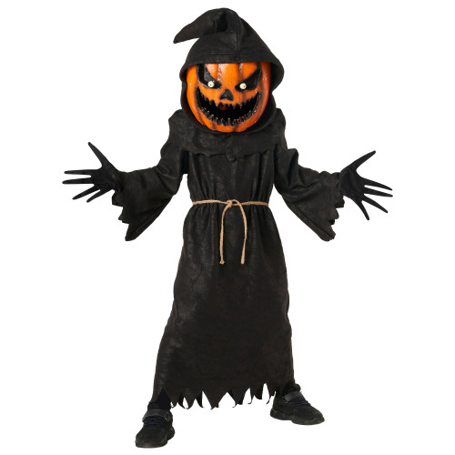 Evil Pumpkin Monster Scary Suit Yourself Fancy Dress Up Halloween Child Costume