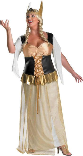 Valhalla Vixen Viking Woman Plus Size Fancy Dress Up Halloween Adult Costume