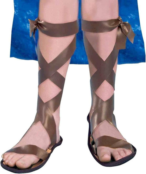 Roman Sandals Greek Egyptian Fancy Dress Up Halloween Child Costume Accessory