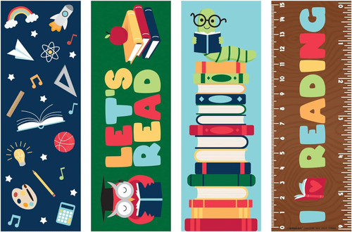 Celebrate Reading Read Across America Theme Party Favor Bookmarks