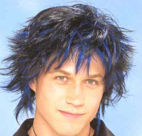 After Dark Wig Gothic Emo Rock Star Dress Up Halloween Adult Costume Accessory
