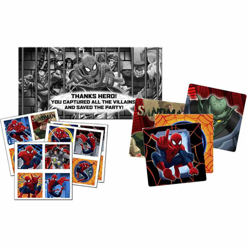 Ultimate Spider-Man Spider Hero Dream Birthday Party Scavenger Hunt Game