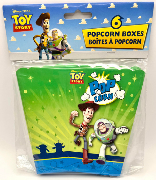 Toy Story 3 Disney Pixar Movie Kids Birthday Party Favor Paper Popcorn Boxes