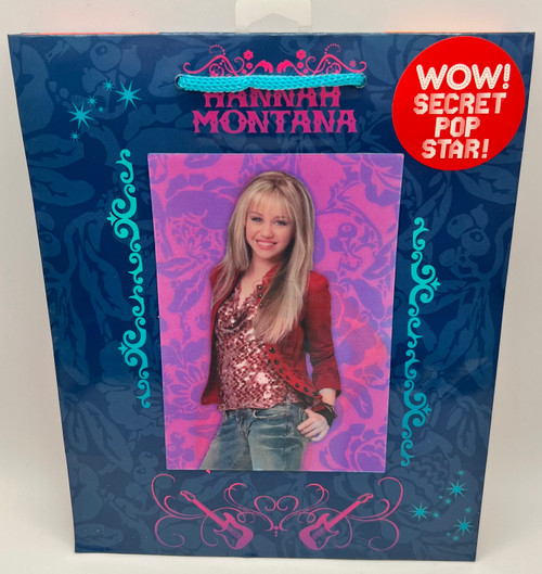 Hannah Montana Pop Star Kids Christmas Birthday Party Cub Medium Gift Bag