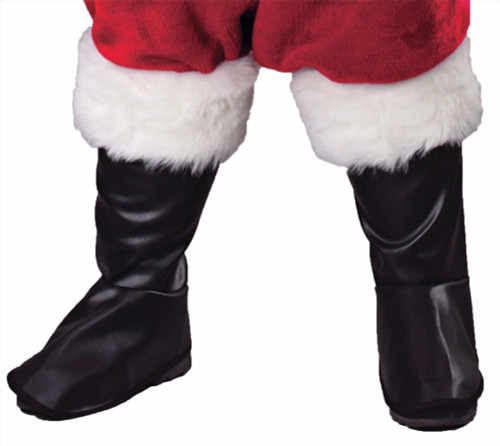 Santa Claus Boot Tops Deluxe Fancy Dress Up Christmas Adult Costume Accessory
