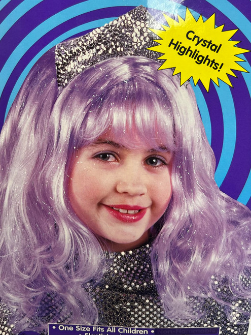 Princess Wig Renaissance Fancy Dress Halloween Child Costume Accessory 2 COLORS